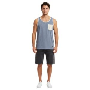 O'NEILL Tank Top Mens Size Large Heather Blue Casual Surf Beachwear